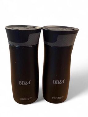 Contigo Ignite 2013 Autoseal Black BB&T Travel Mugs, Set of 2 Leakproof
